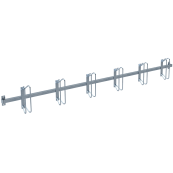 Bicycle rack  serial parking | Wall bracketsfor plugging down | Bicycle positioning:straight, 90